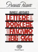 Copertina di Lettere a una dodicenne sul fascismo di ieri e di oggi